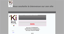 Desktop Screenshot of kikol.fr