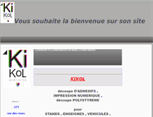 Tablet Screenshot of kikol.fr